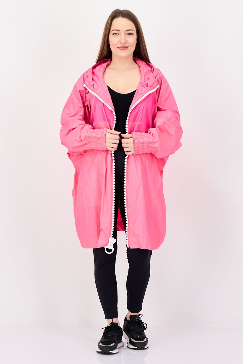 Nike Women Loose Fit Long Sleeve Outdoor Jacket, Pink - Image 4